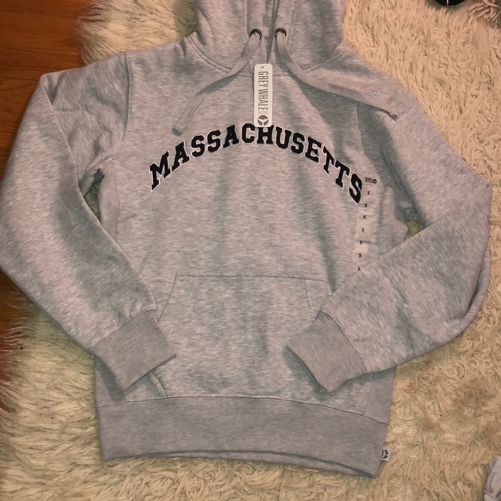 Massachusetts Gray Hoodie